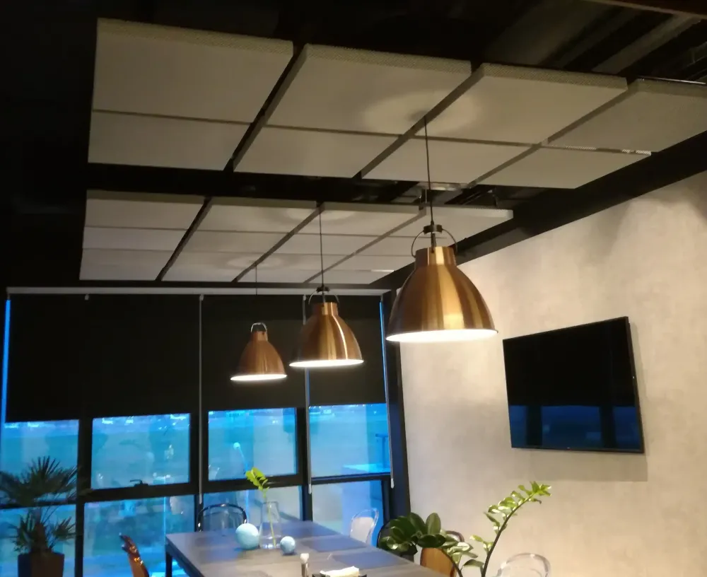 Tratament acustic într-un birou modern cu plan deschis
