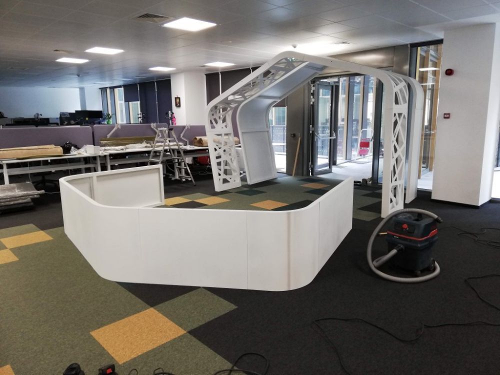 Tratament acustic personalizat al unui birou IT open-space