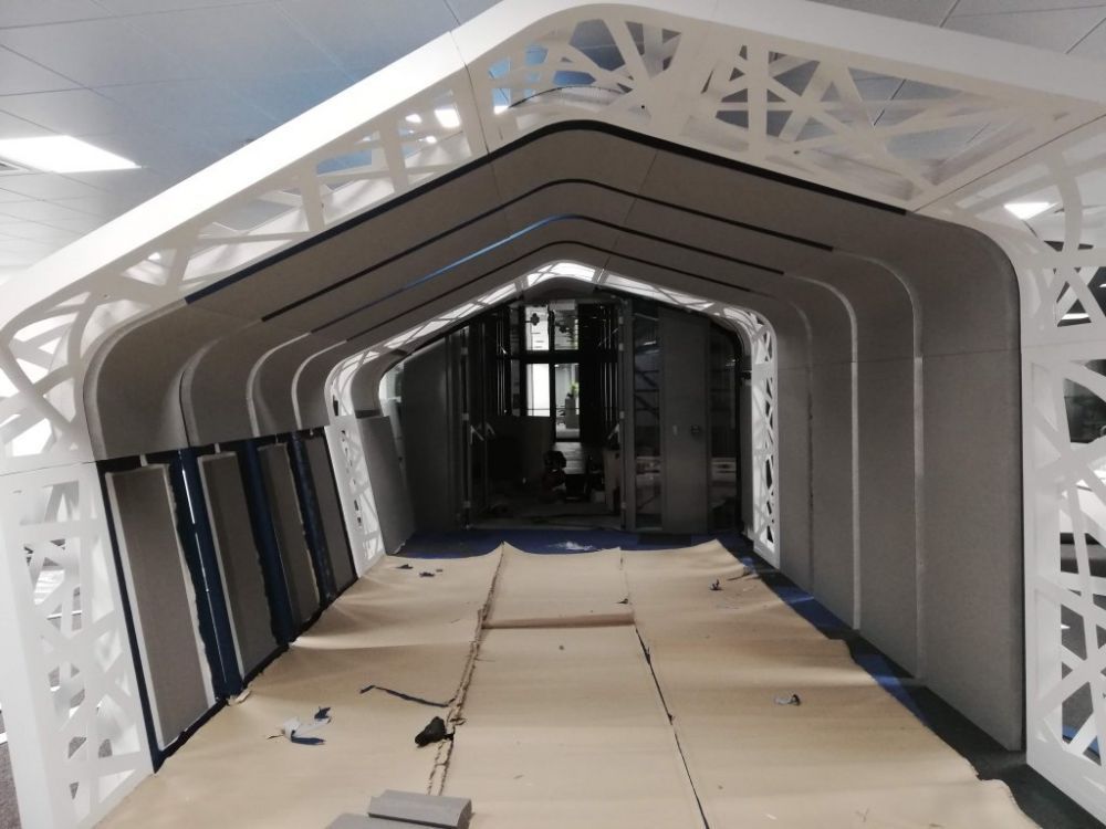 Tratament acustic personalizat al unui birou IT open-space