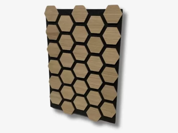 HexyBEL™ - Panou Acustic cu MDF furniruit și PET Felt