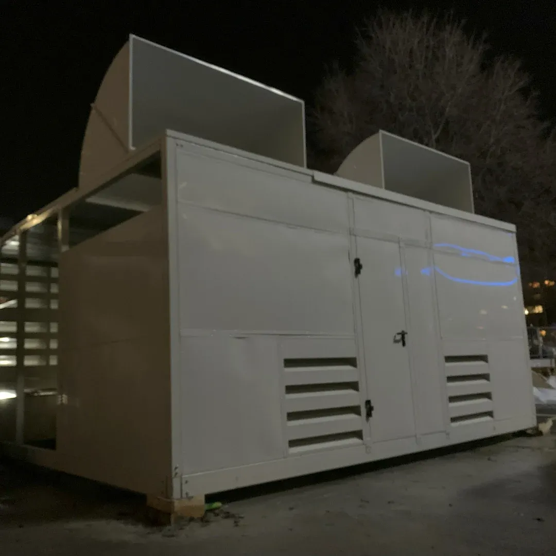 Izolare fonică a generatoarelor diesel pentru un sediu bancar în Varna