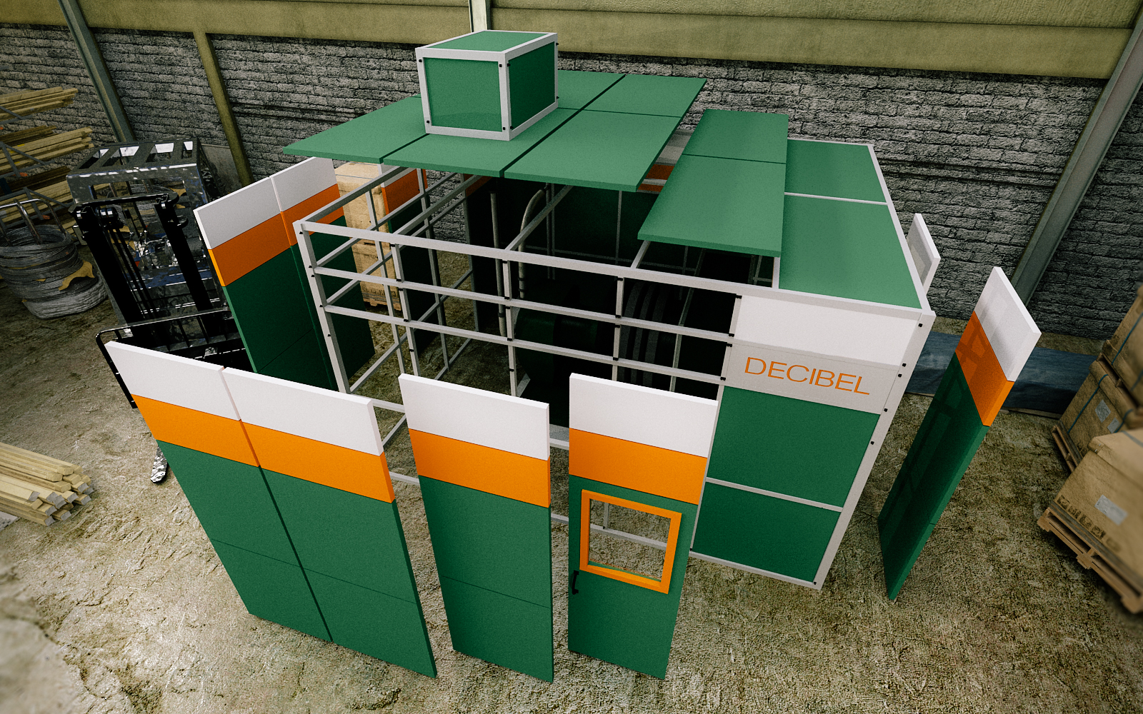 Cabina de izolare fonică pentru Gorinvest JSC
