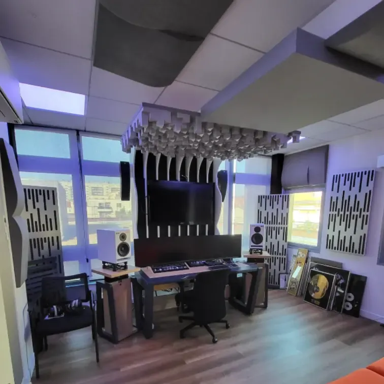 Reproiectarea acustică a unui studio TV în Franța
