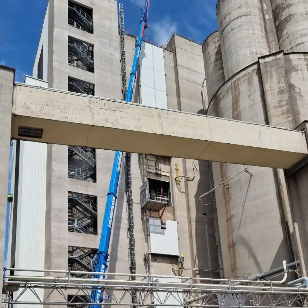 Izolarea fonică intr-o fabrica de ciment din Austria
