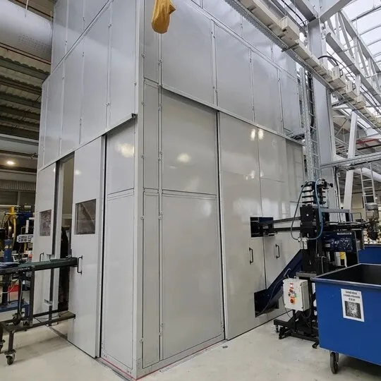 Izolare fonică industrială a unei prese zgomotoase la Miba Steeltec