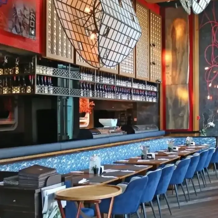 Izolarea fonica a plafonului  în restaurantul SASA