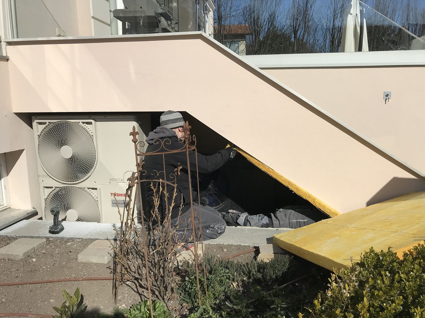 Izolarea fonica a unei Pompe de căldură in Viena