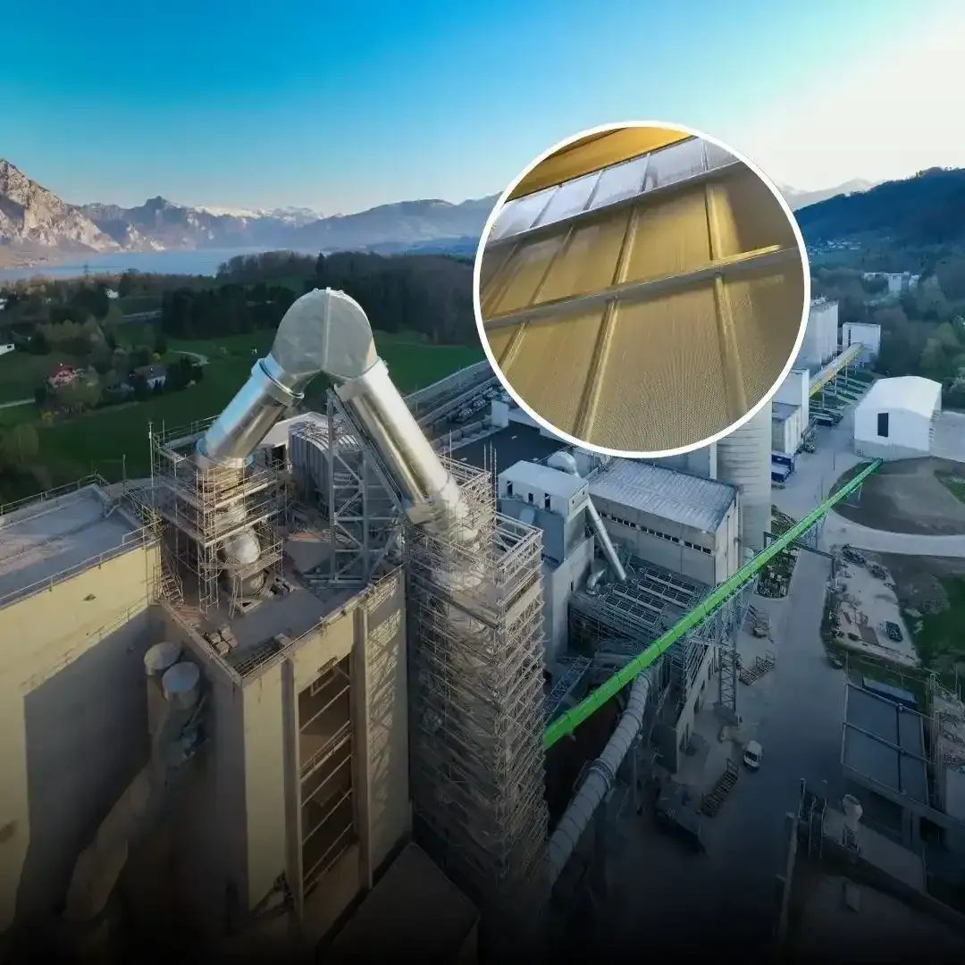 Izolarea fonică intr-o fabrica de ciment din Austria
