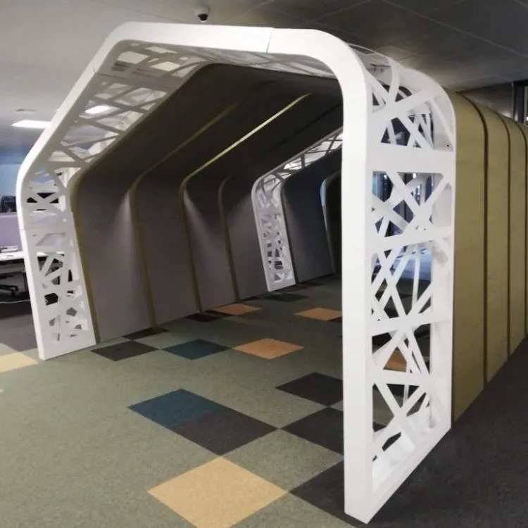 Tratament acustic personalizat al unui birou IT open-space