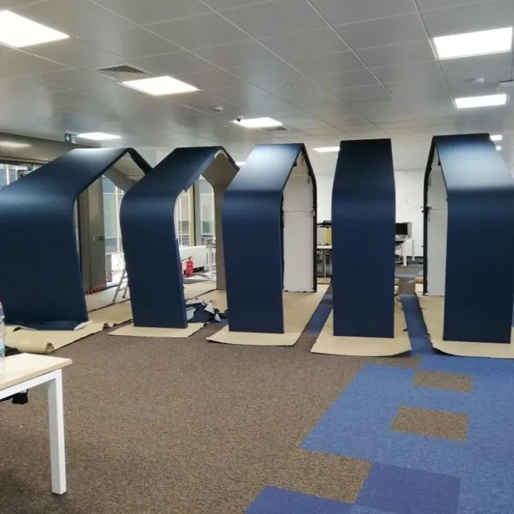 Tratament acustic personalizat al unui birou IT open-space