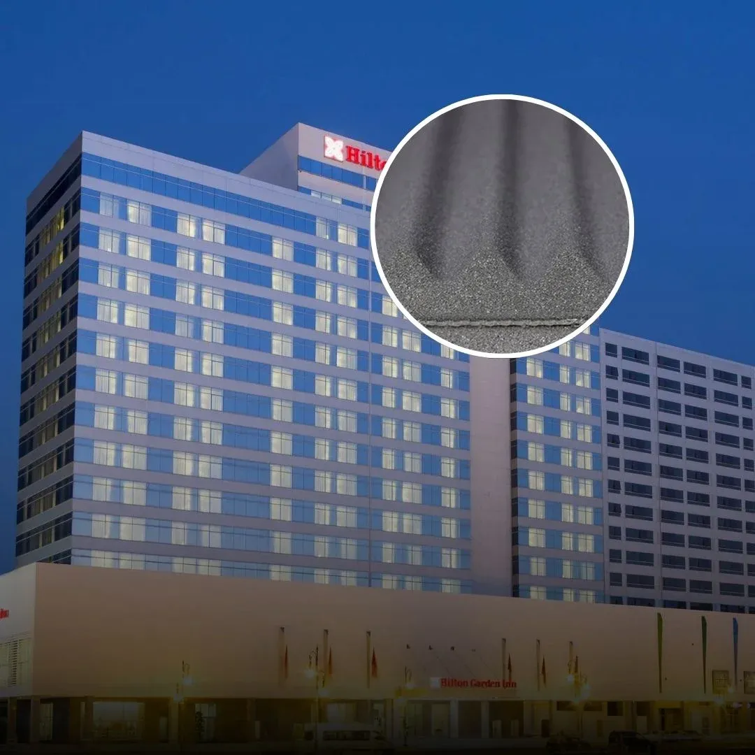 Reducerea zgomotului la Hotelul Hilton Tirana
