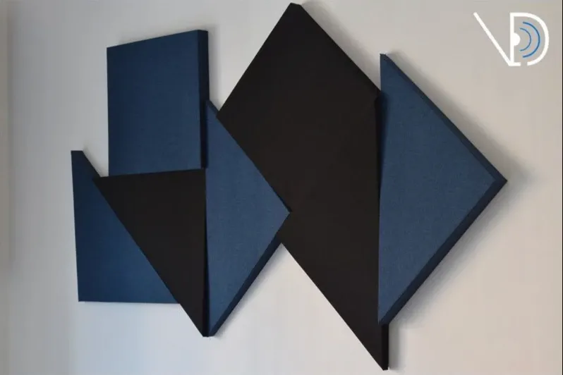 Panouri acustice instalate la showroom-ul VED ACUSTICA, Roma