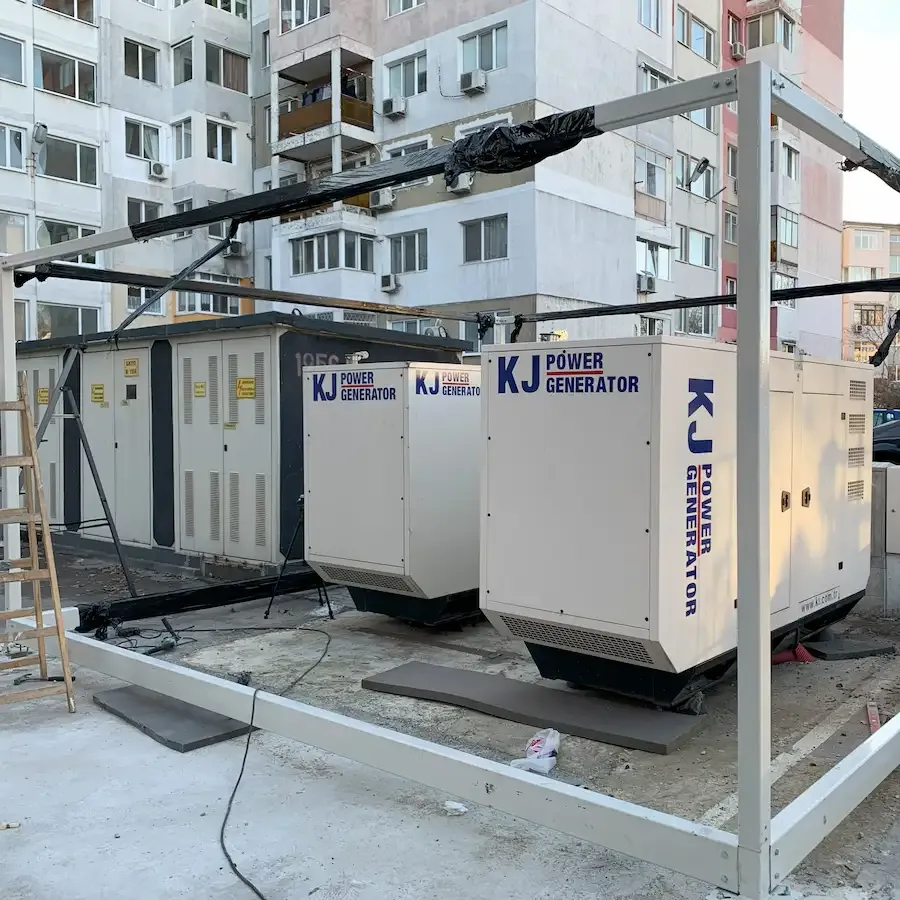 Izolare fonică a generatoarelor diesel pentru un sediu bancar în Varna