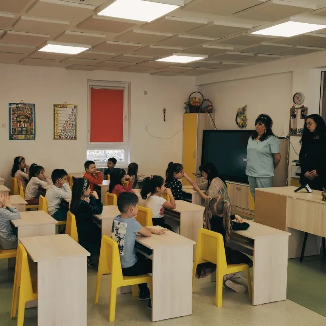 Tratament acustic la Grădinița Kokiche Botevgrad