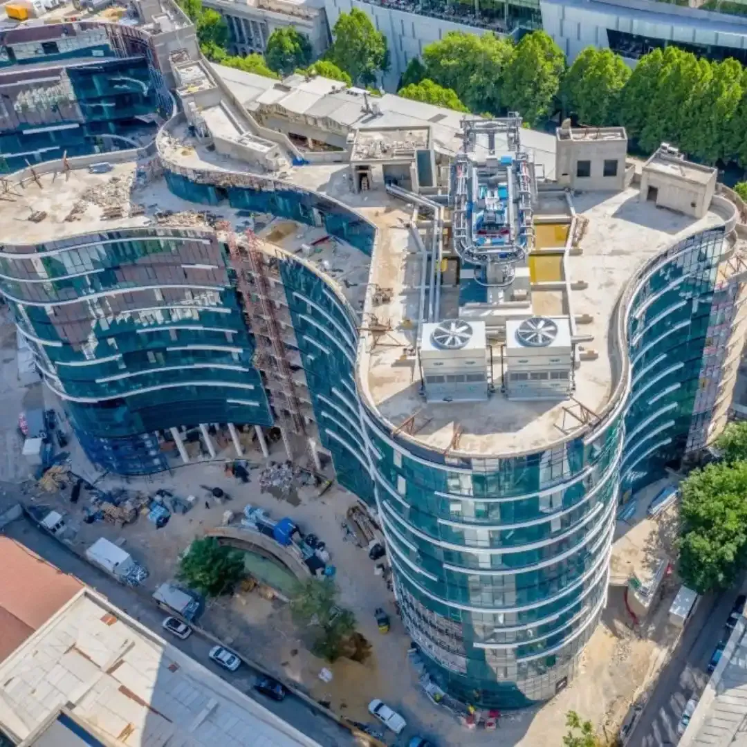 Izolarea fonică a acoperișului turnului de răcire