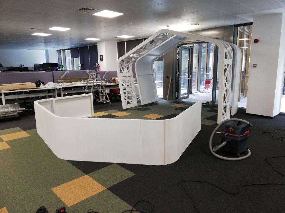 Tratament acustic personalizat al unui birou IT open-space
