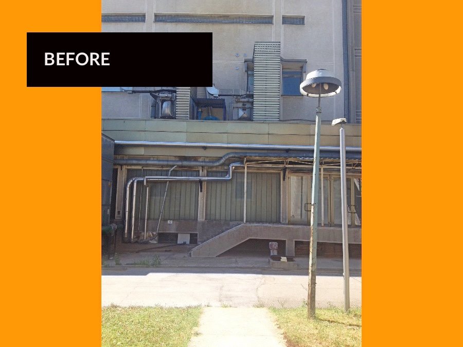Izolare fonica a unui sistem de ventilatie, Alkaloid Skopje