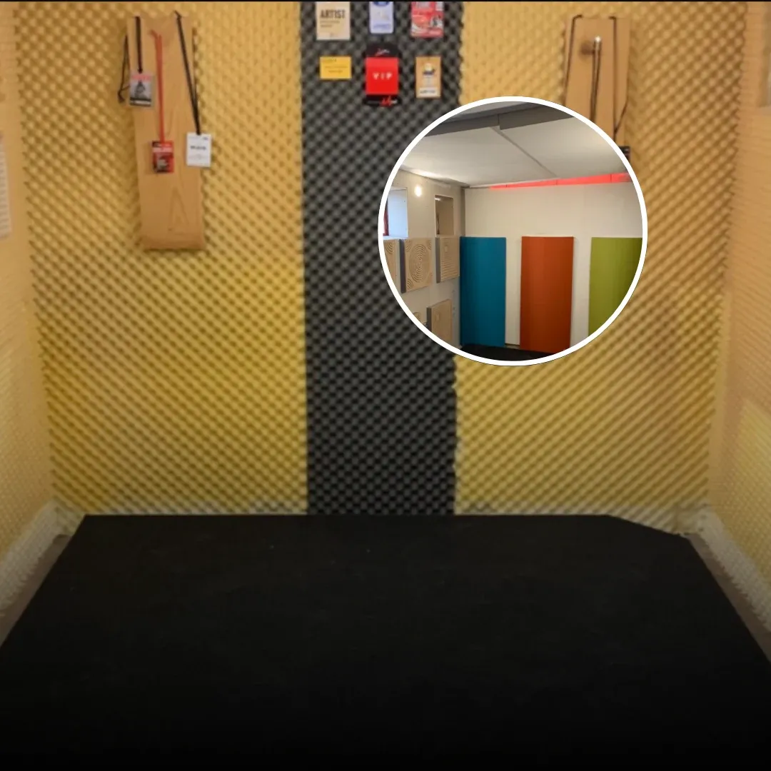 Izolare acustică și a vibrațiilor personalizată pentru un studio de tobe
