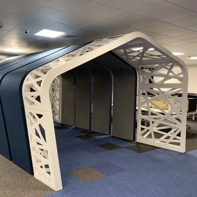 Tratament acustic personalizat al unui birou IT open-space