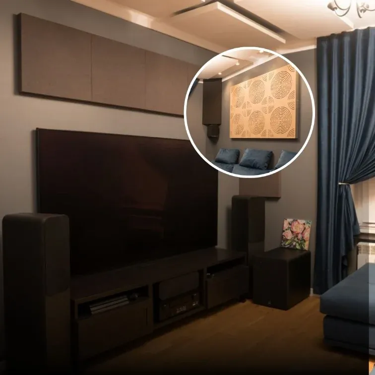 Decibel-Tratament acustic pentru home cinema în Estonia