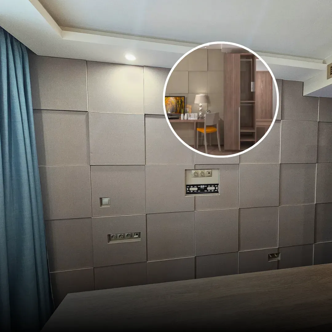 Tratament acustic pentru pereți pentru Hotelul Bulgarska Morava