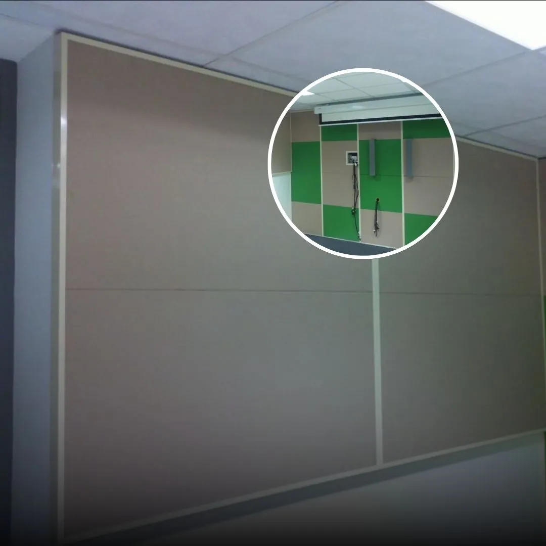 Tratament acustic pentru sala de teleconferințe Cisco