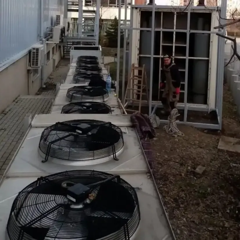 Izolarea fonică a unui generator în Telenor
