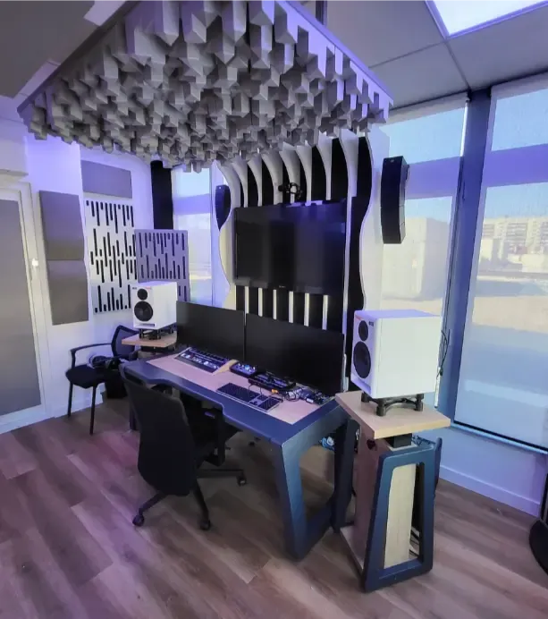Reproiectarea acustică a unui studio TV în Franța