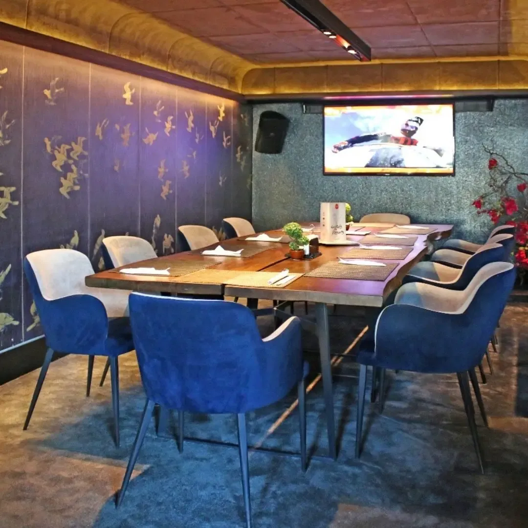 Izolarea fonica a plafonului  în restaurantul SASA