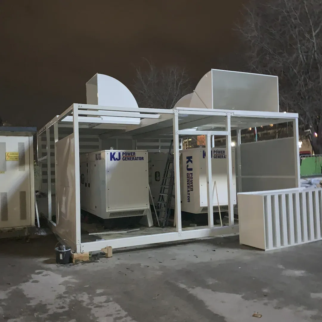 Izolare fonică a generatoarelor diesel pentru un sediu bancar în Varna
