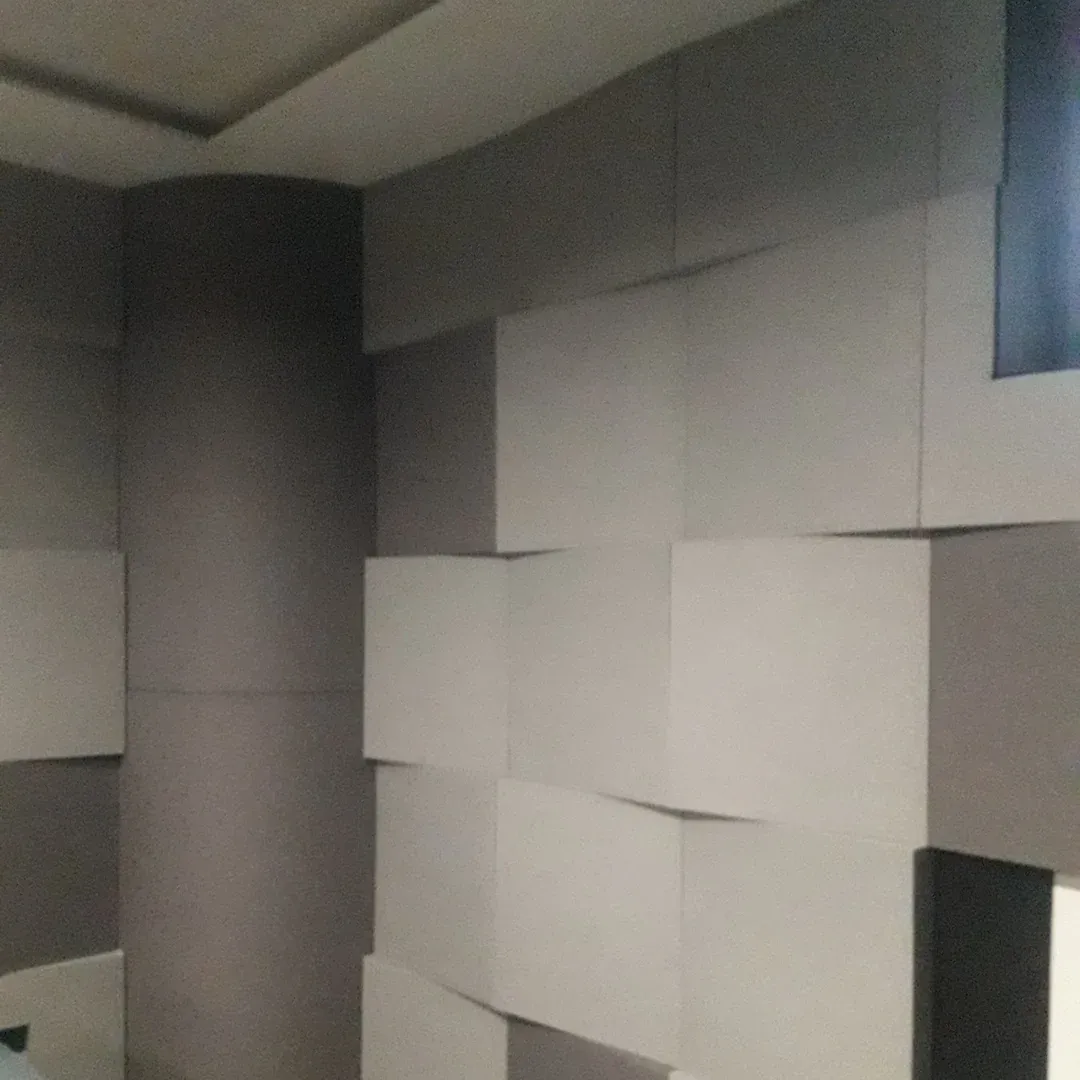 Tratament acustic Home Cinema cu panouri textile și fetru