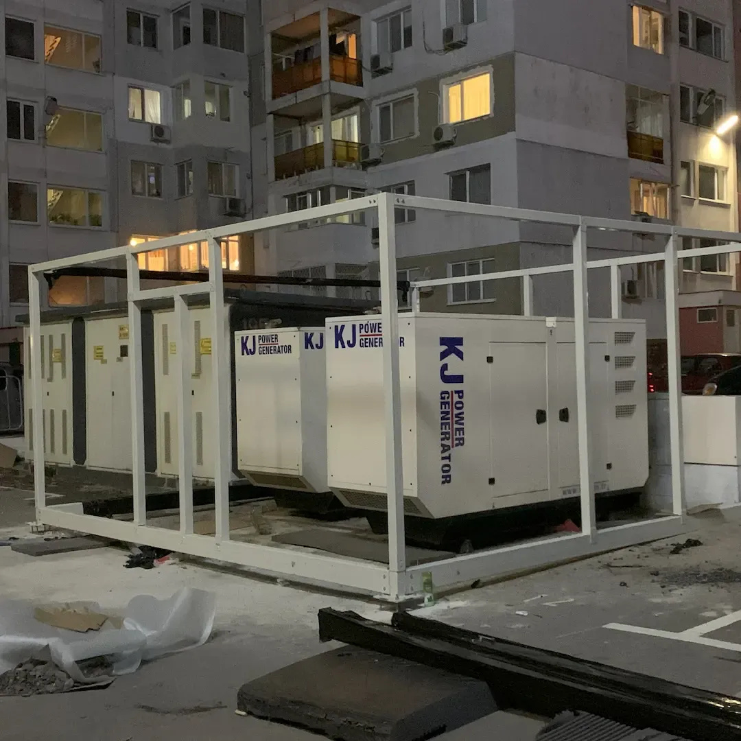 Izolare fonică a generatoarelor diesel pentru un sediu bancar în Varna
