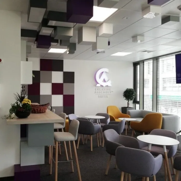 Tratament acustic personalizat al unui birou IT open-space